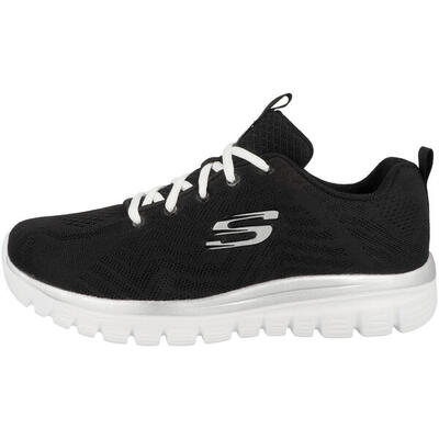 Sneakers skechers get connected, zwart, dames