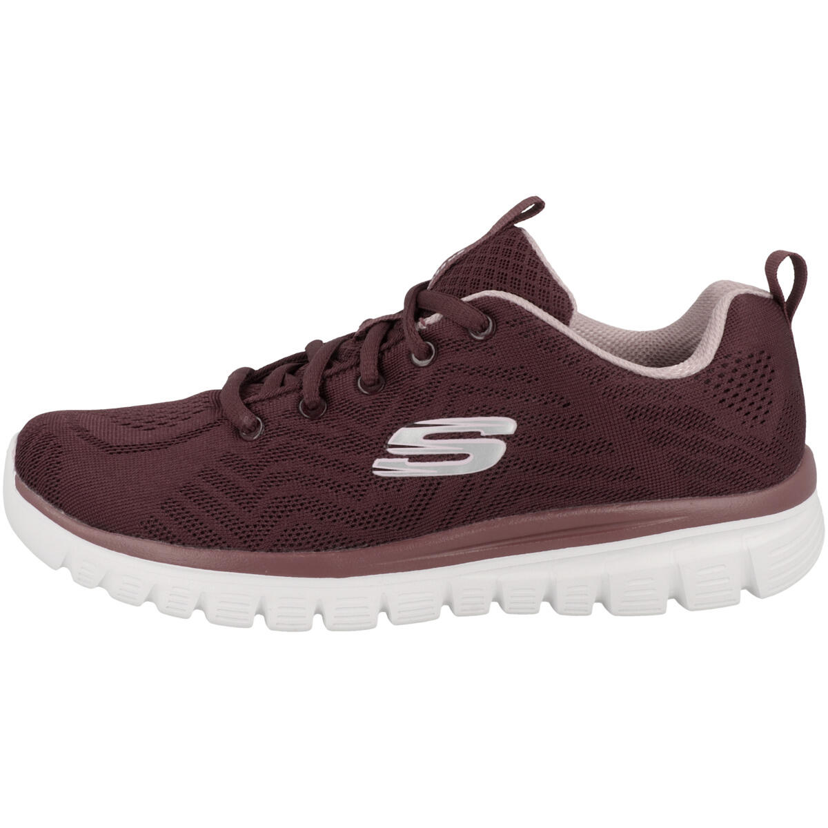 Zapatillas mujer skechers burdeos