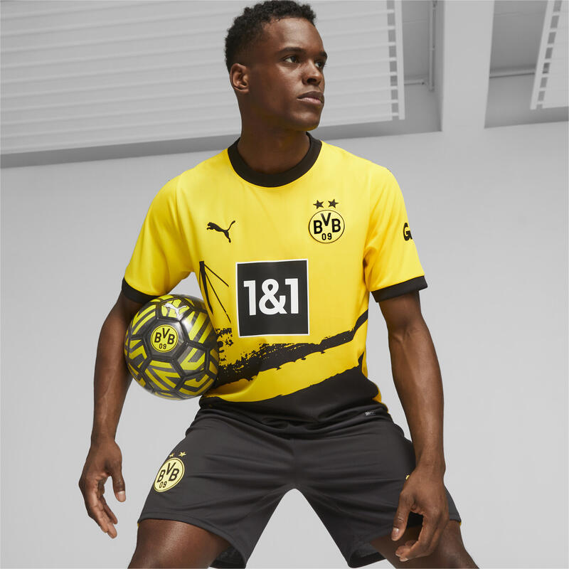 Camiseta Borussia Dortmund local 23/24 Hombre PUMA Cyber Yellow Black