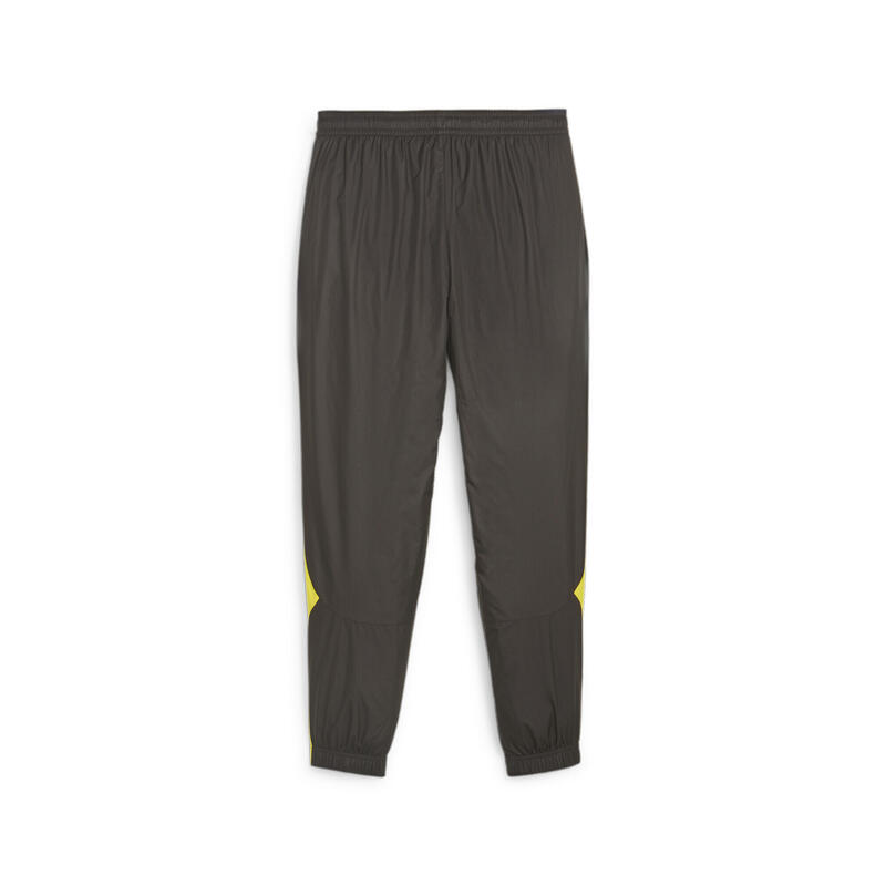 Pantalones de fútbol Borussia Dortmund prepartido PUMA Black Cyber Yellow