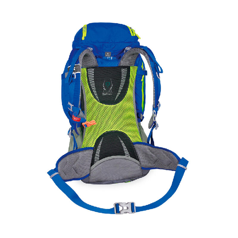 Mochila de trekking unissex de 45 litros + 10 litros extra Marsupio Giove azul