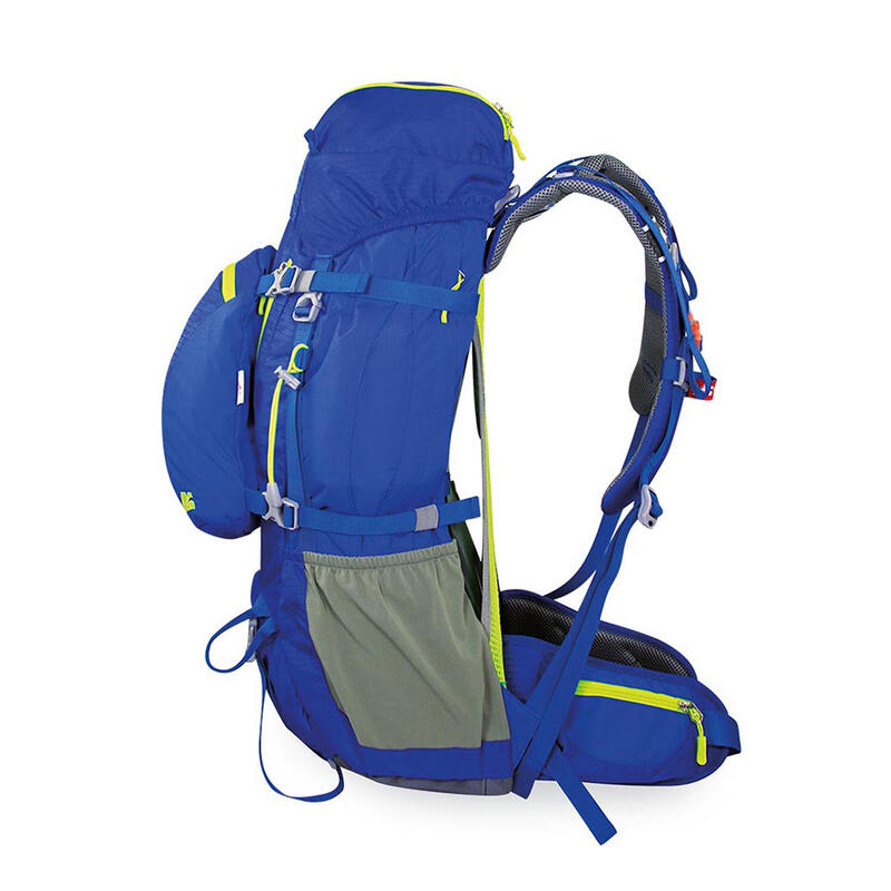 Mochila de trekking unissex de 45 litros + 10 litros extra Marsupio Giove azul