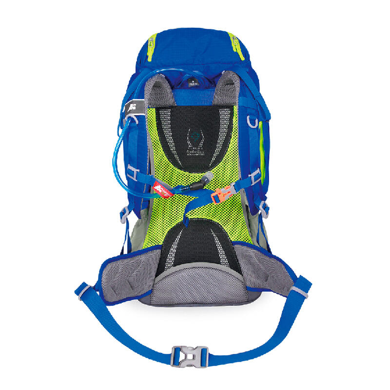 Mochila de trekking unissex de 45 litros + 10 litros extra Marsupio Giove azul