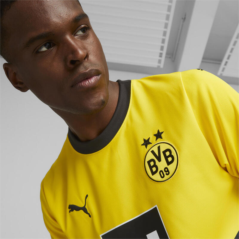 Borussia Dortmund 23/24 thuisshirt voor heren PUMA Cyber Yellow Black