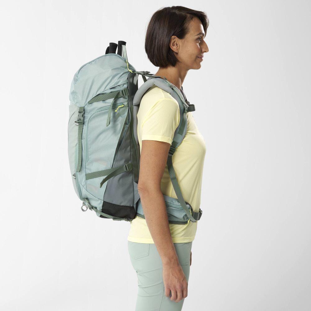Access 40 Adult Women Trekking Backpack 40L Slate Grey
