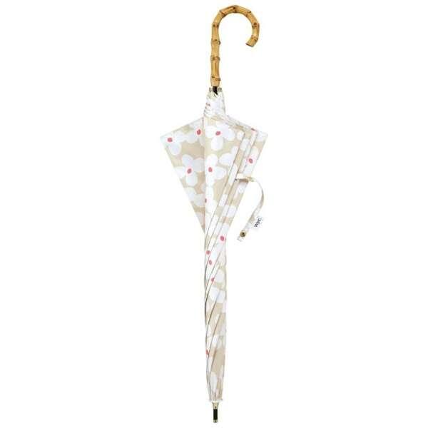 PPAL PATTERNS PRINT Long Umbrella - White Flower