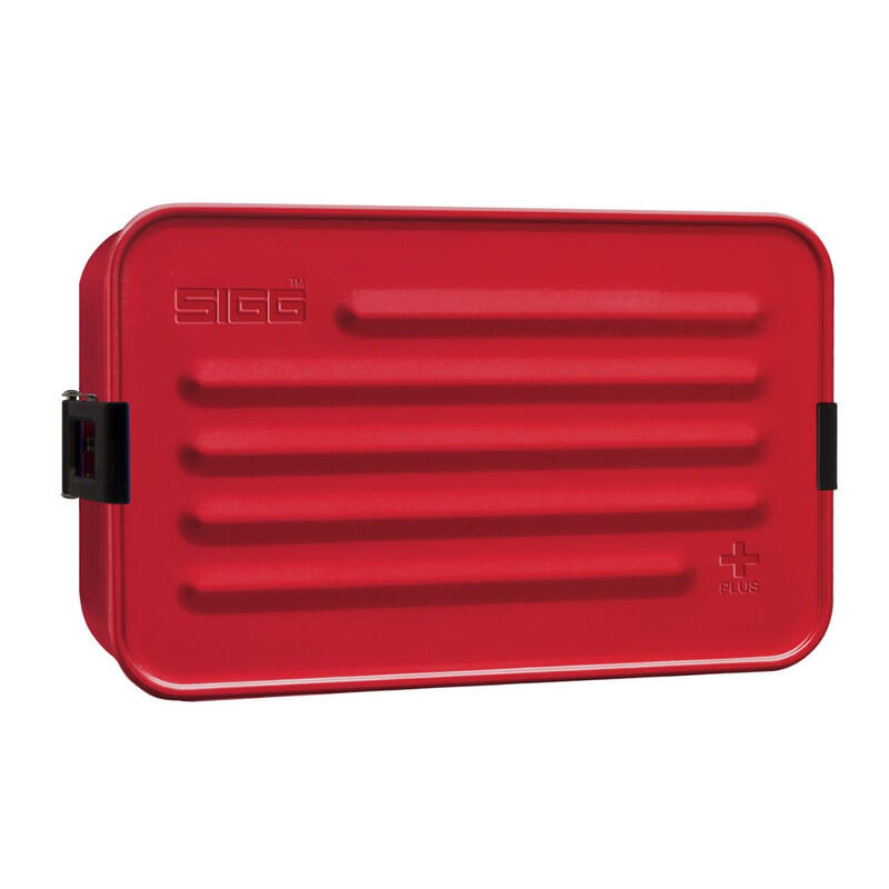 SIGG Lunch Box Metal Rouge 1.2 L, Sans BPA, Légère, Lavable au Lave-Vaisselle