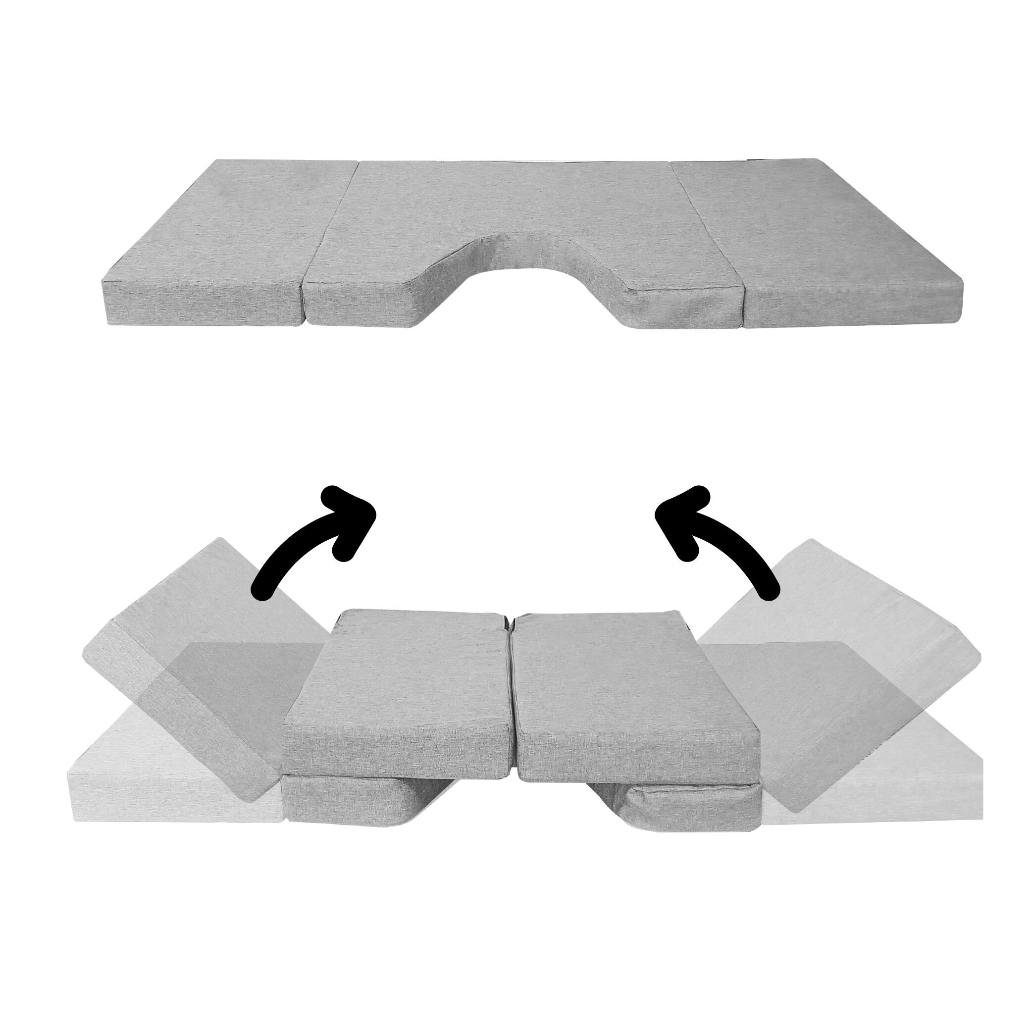 Colchão de cama frontal dobrável para Peugeot Rifter e Partner (+outros modelos) 2/4