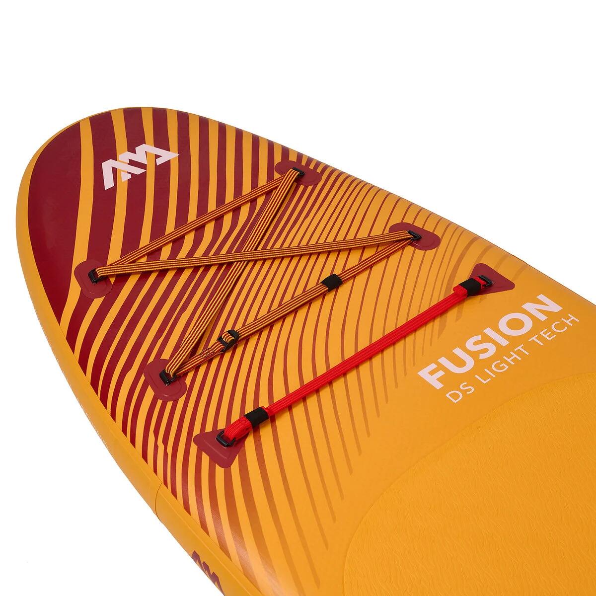 AQUA MARINA FUSION BT-23FUP Oranje SUP opblaasbaar board SOLID glasvezel Paddel 2/5