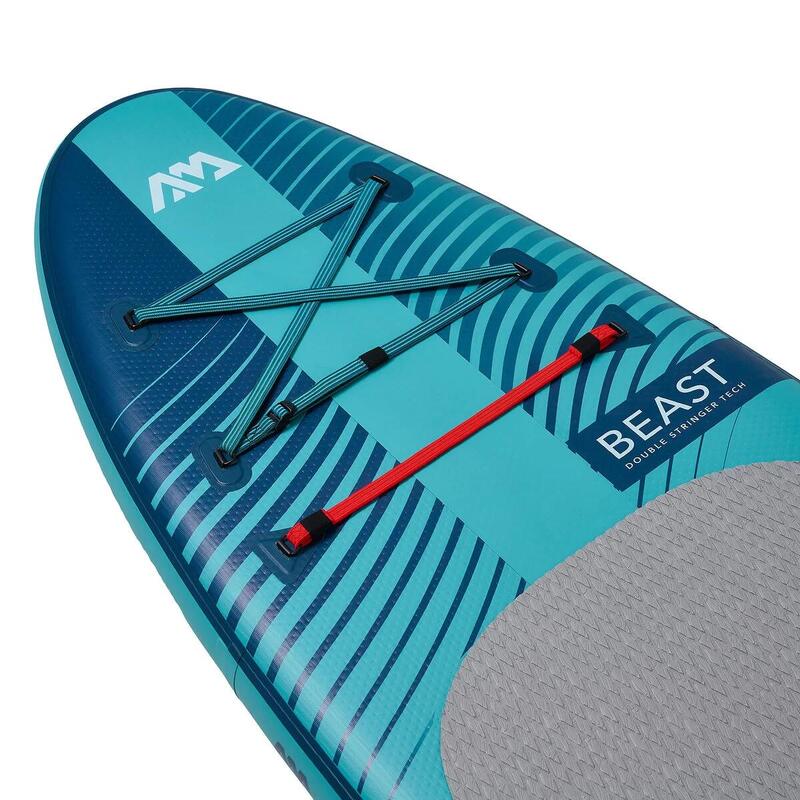 AQUA MARINA BEAST SUP Board Stand Up Paddle Opblaasbare peddelboei Draagband