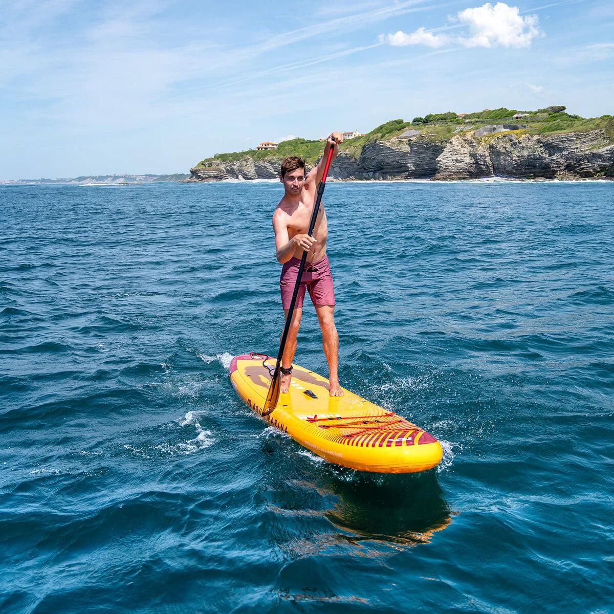 Tavola Gonfiabile SUP E Kayak Aqua Spirit 10'6" - Convertibile, Kit Completo Con Pagaia, Zaino E Pompa, Per Touring E Tempo Libero