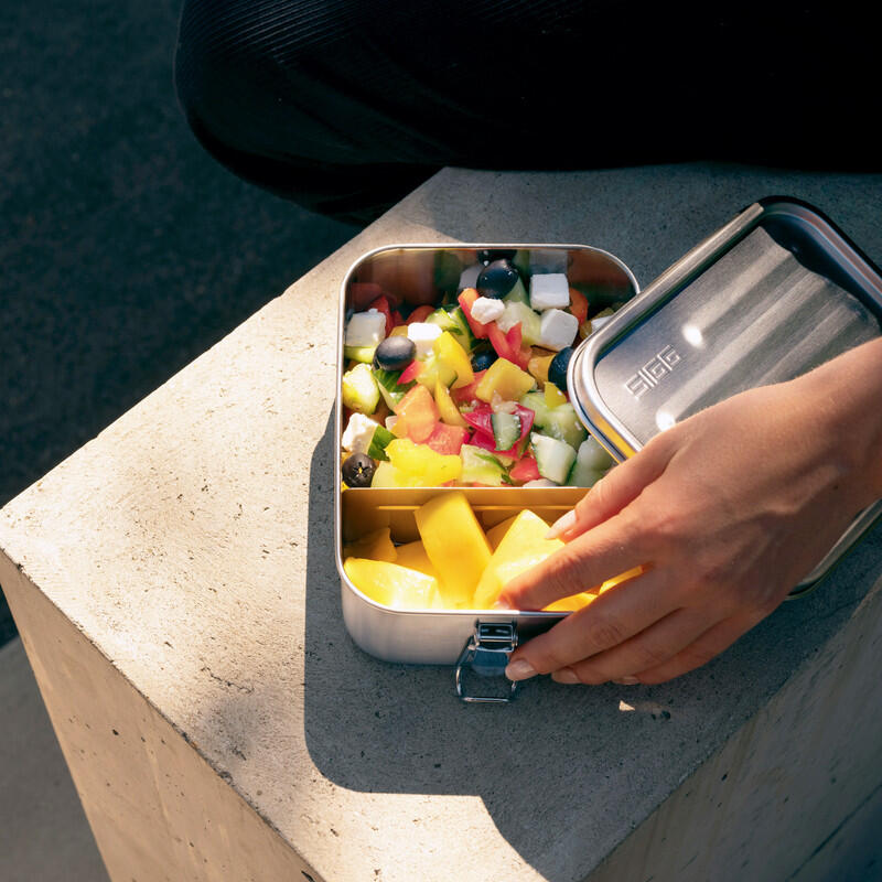 SIGG Gemstone Lunch Box 1.1L Auslaufsichere Brotdose, Edelstahl 5/5
