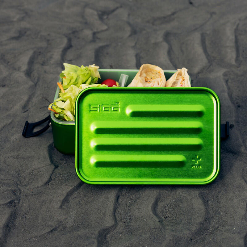 Metal Proviantdose Food Box Plus S green 2/5