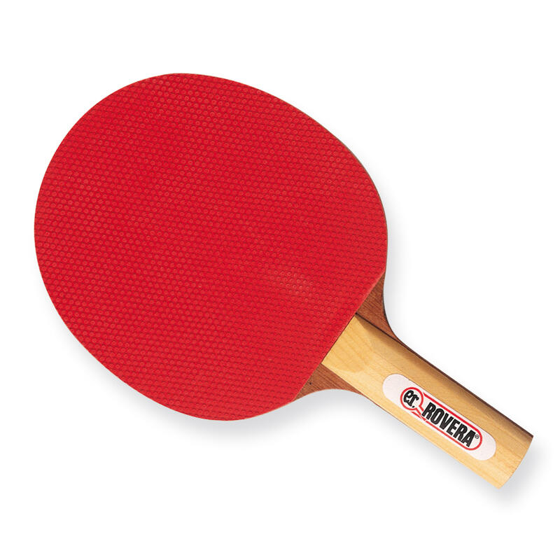 ROVERA Set Tennis De Table Ping Pong avec 2 Raquettes et 4 Balles Blanches