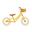 Capri Kiddo mosterdgeel trapperloze fiets