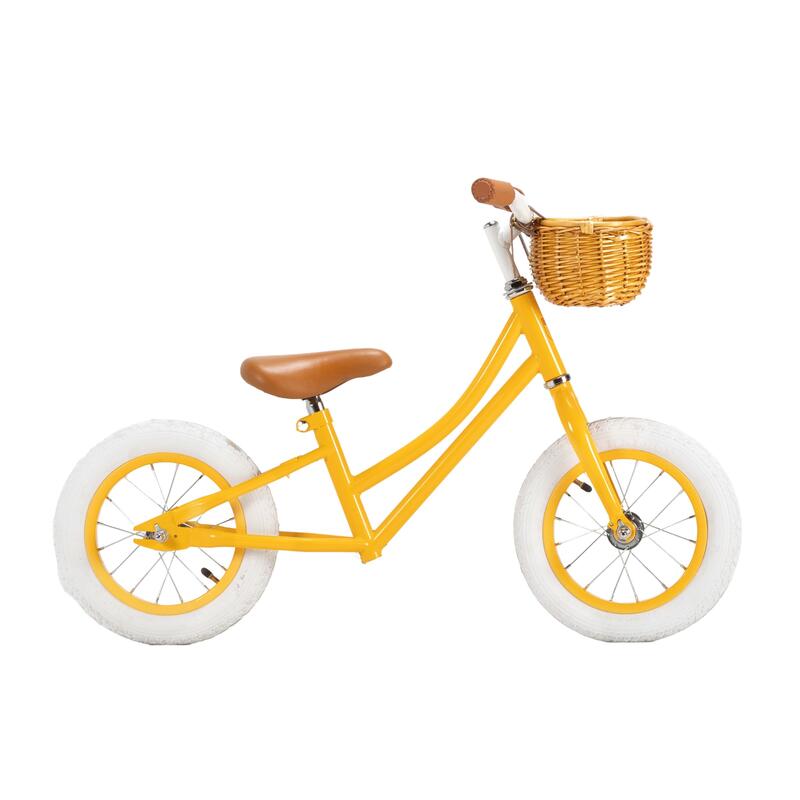 Bicicleta pedales pecado Capri Kiddo, cor amarelo mostarda