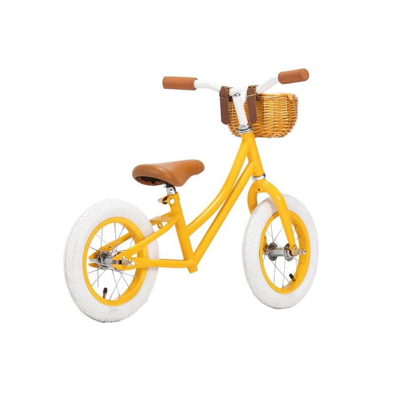Bicicleta pedales pecado Capri Kiddo, cor amarelo mostarda