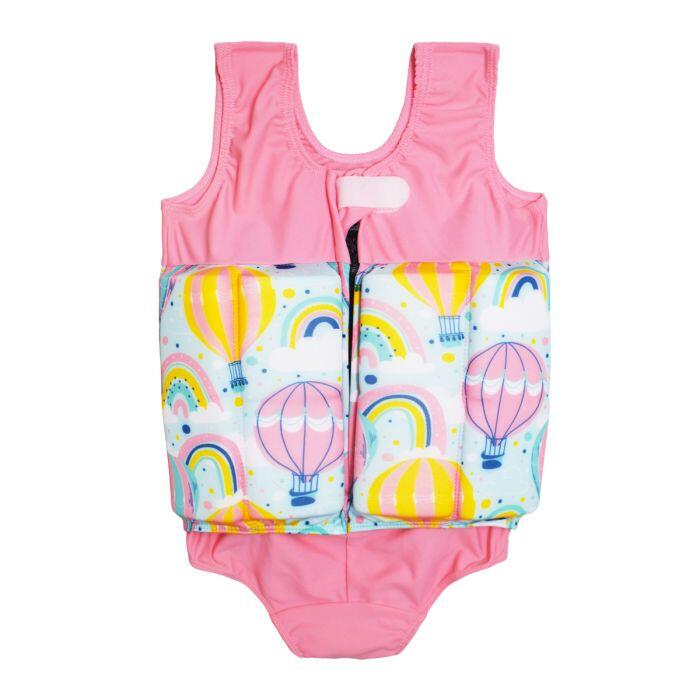 Splash About Kids Floatsuit with Adjustable Buoyancy, Over the Rainbow 2/6