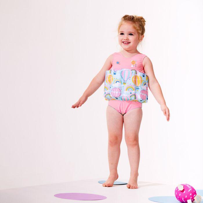 Splash About Kids Floatsuit with Adjustable Buoyancy, Over the Rainbow 4/6