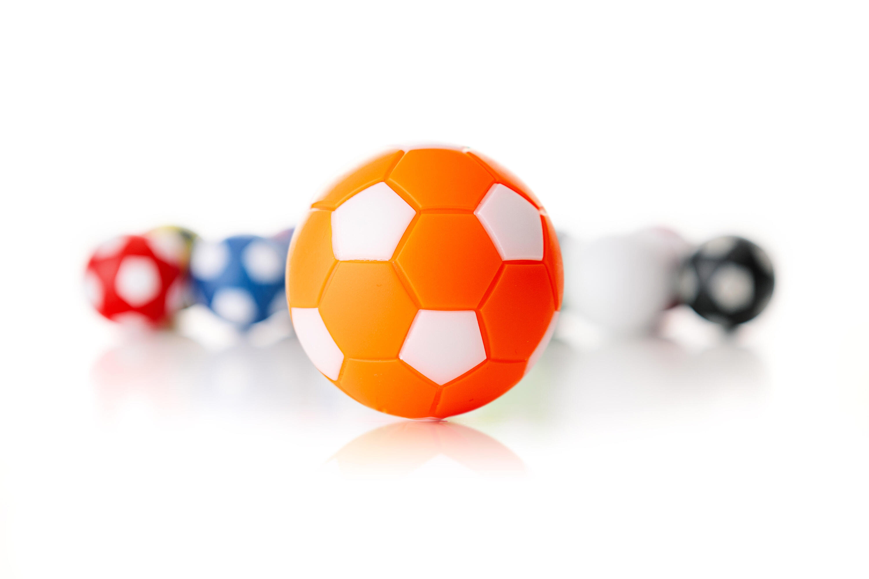 Kickerball WINSPEED-5-er Set-orange/weiß 2/5