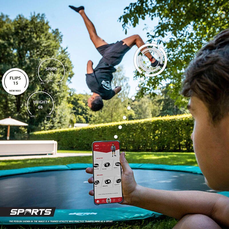 AirHive jump tracker pour trampoline