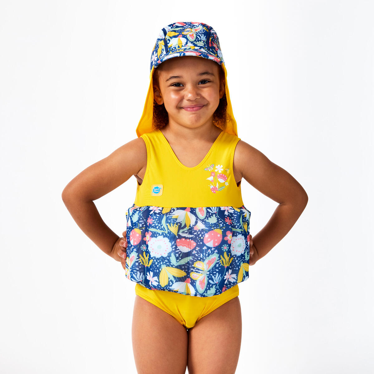 Splash About Kids Floatsuit with Adjustable Buoyancy, Ladybird 4/5