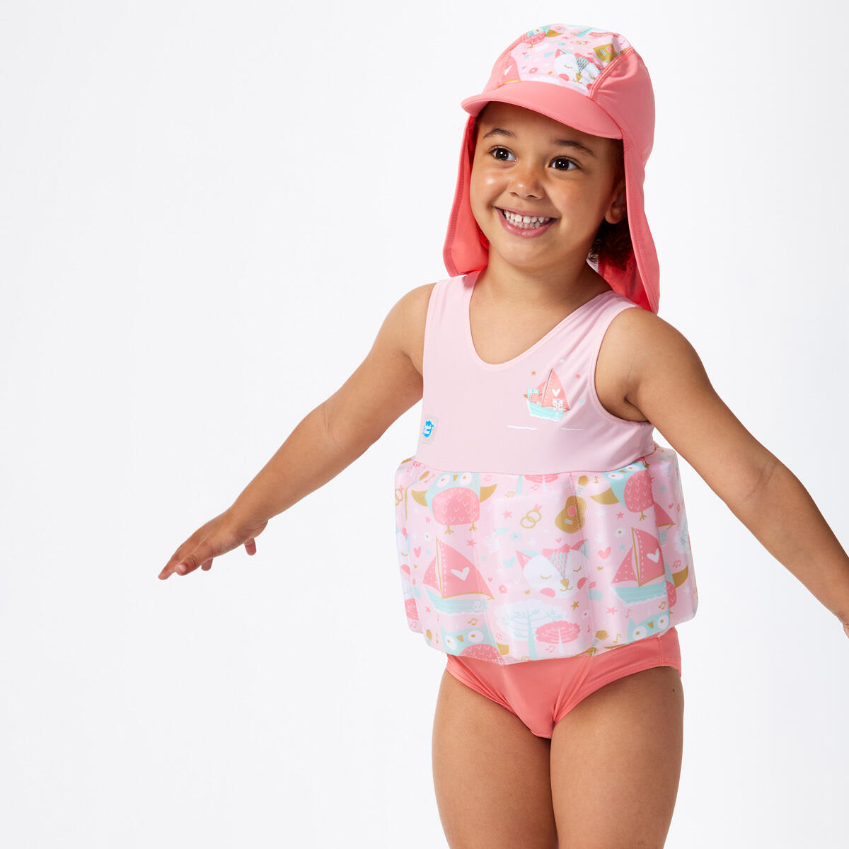 Splash About Kids Floatsuit with Adjustable Buoyancy, Went to Sea 3/6