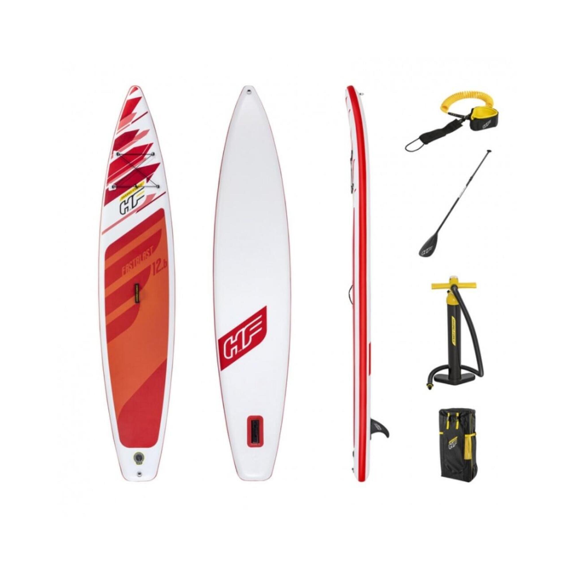 Bestway Hydro-Force Fastblast Tech SUP Stand Up Paddle Board 12'6" x 30" 1/7