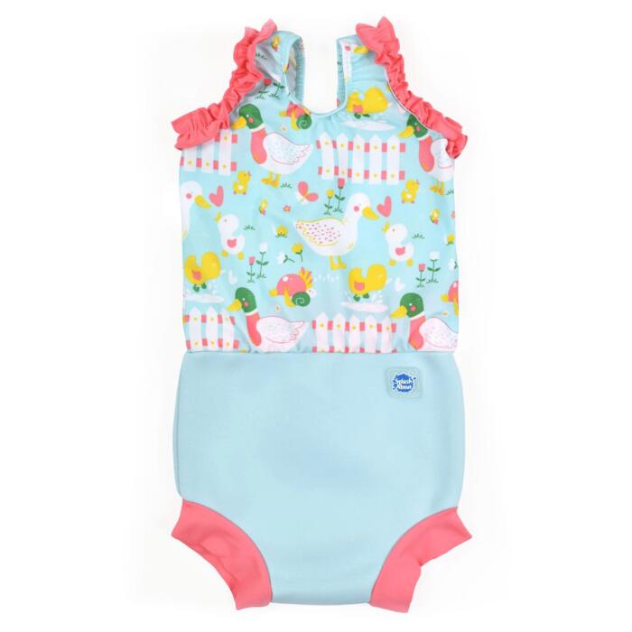 Splash About Baby & Toddler Happy Nappy Swimming Costume Little Ducks 1/7