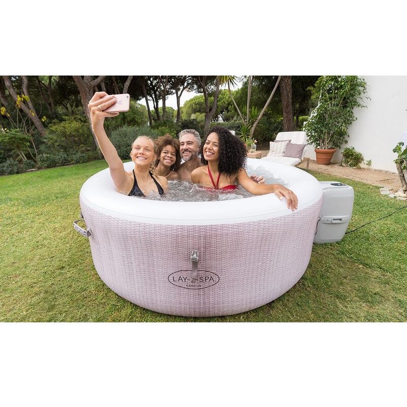 LayZSpa Cancun AirJet Inflatable Hot Tub BESTWAY Decathlon