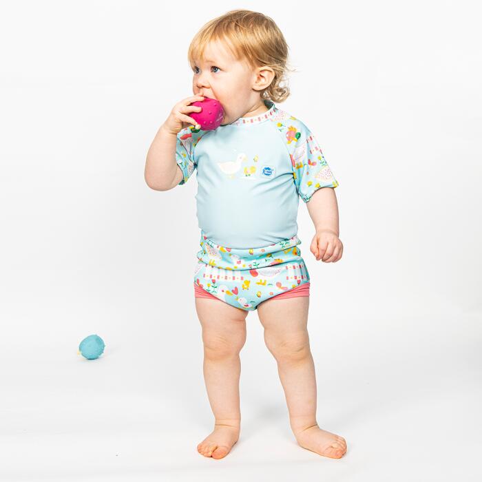 Splash About Baby & Toddler Happy Nappy Sunsuit Little Ducks 7/7