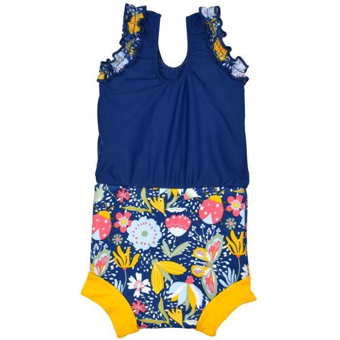 Strój kąpielowy jednoczęściowy dziecięcy Splash About Happy Nappy Łąka
