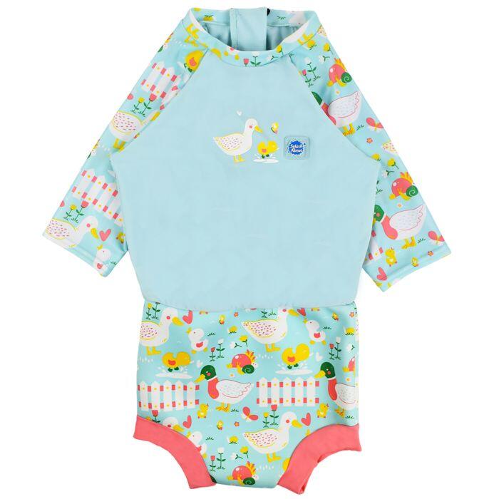 Splash About Baby & Toddler Happy Nappy Sunsuit Little Ducks 1/7