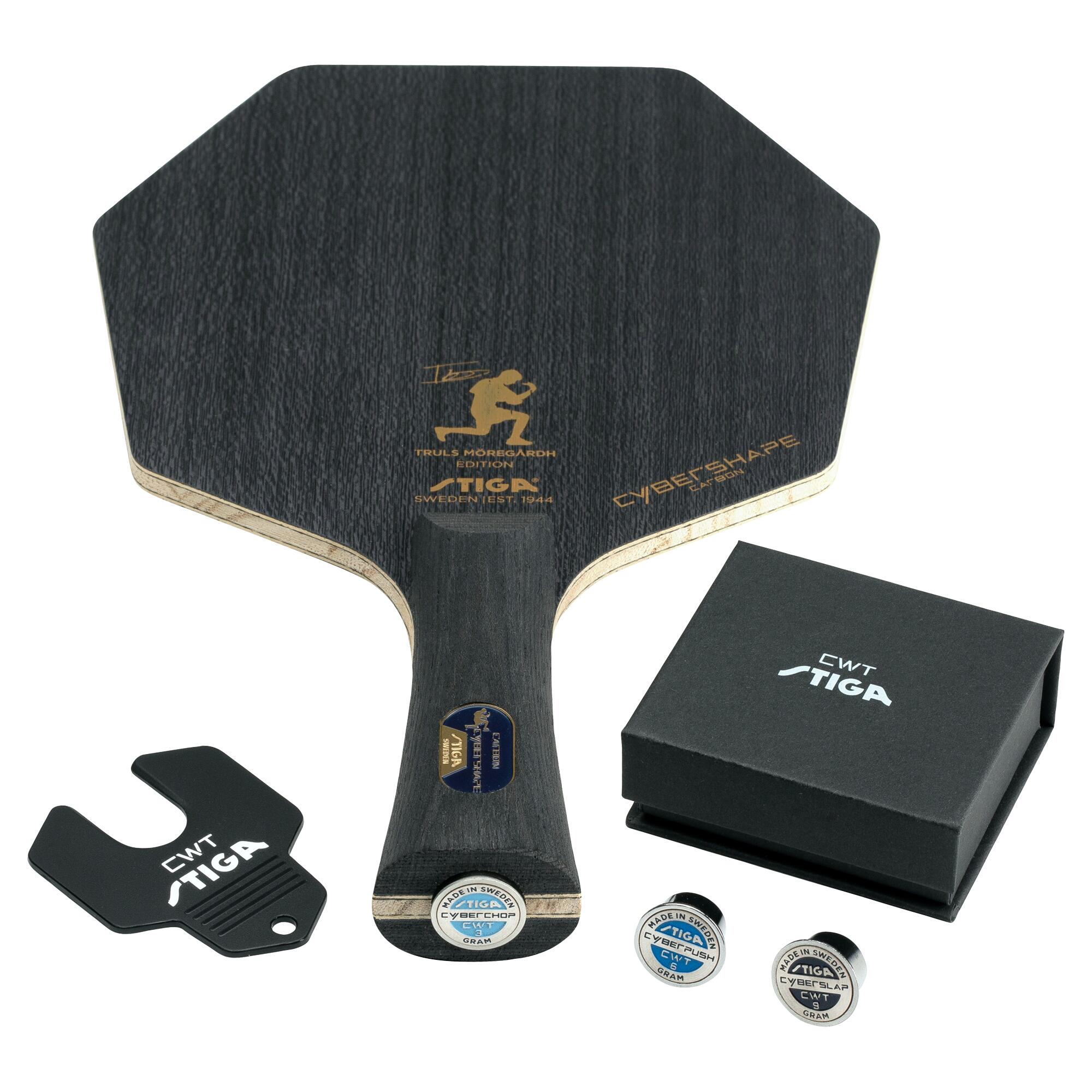 BOIS DE TENNIS DE TABLE Cybershape Carbon CWT Truls Edition – Master 4/5