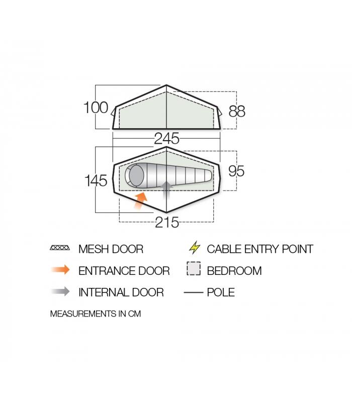 Vango Nevis 100 Tent 2/7