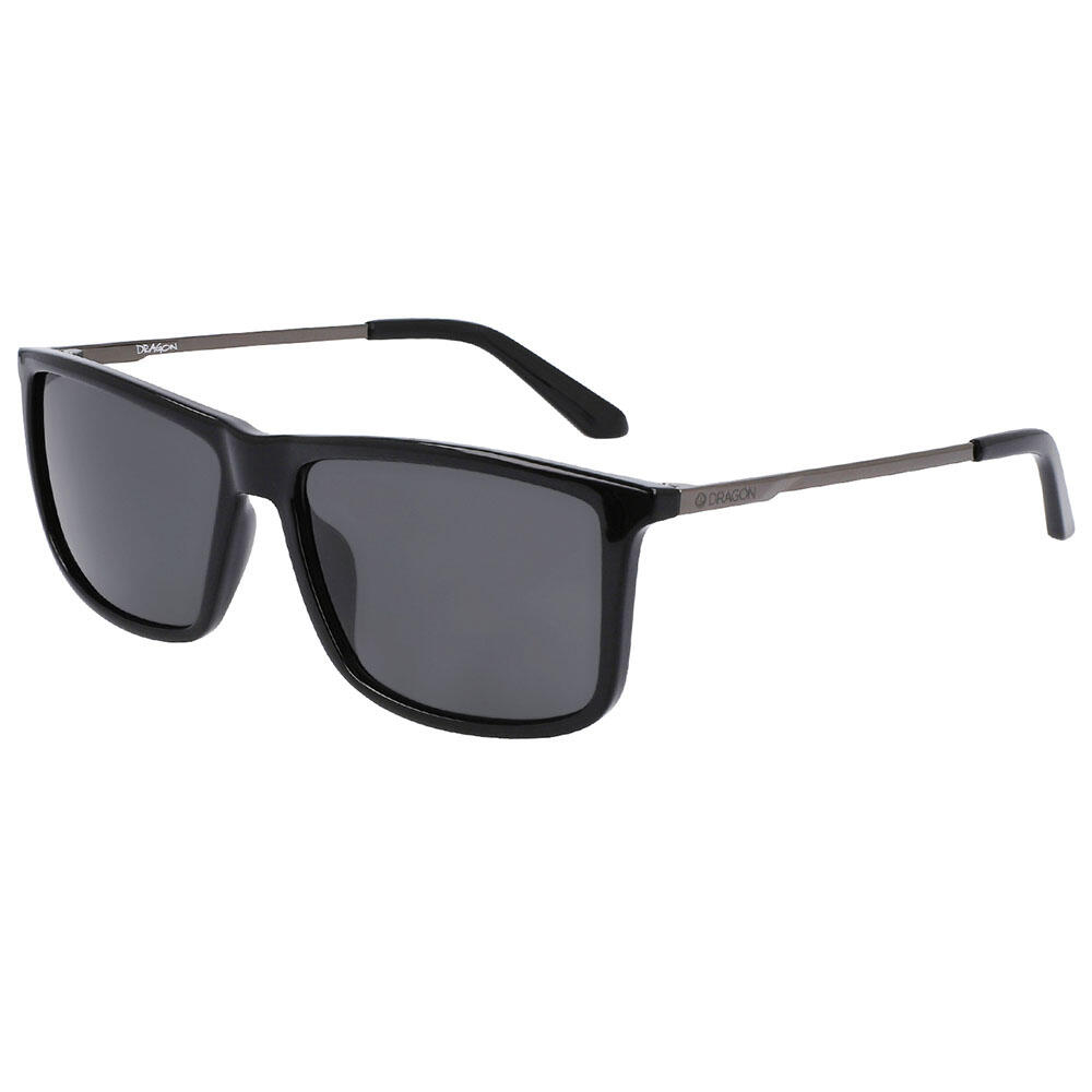 DRAGON DAMIEN SUNGLASSES - Shiny Black/LL Smoke