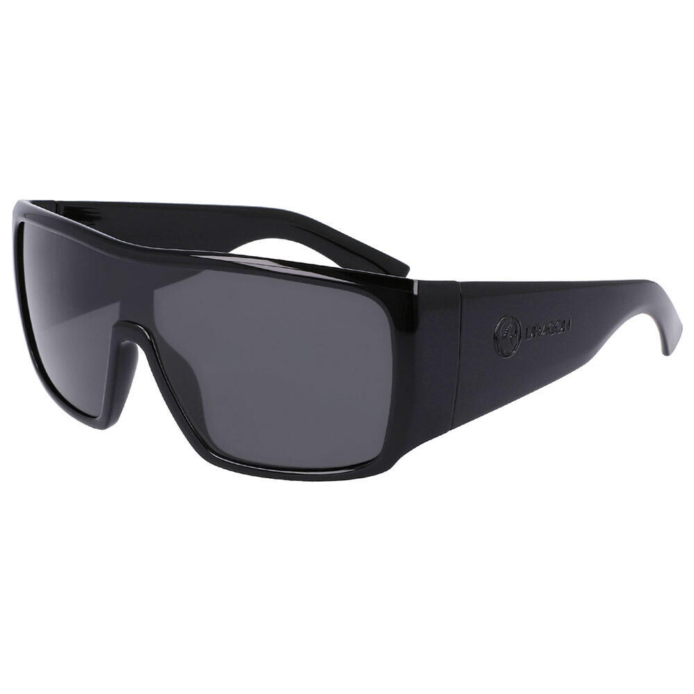 DRAGON ROCKER SUNGLASSES - Shiny Black/LL Smoke