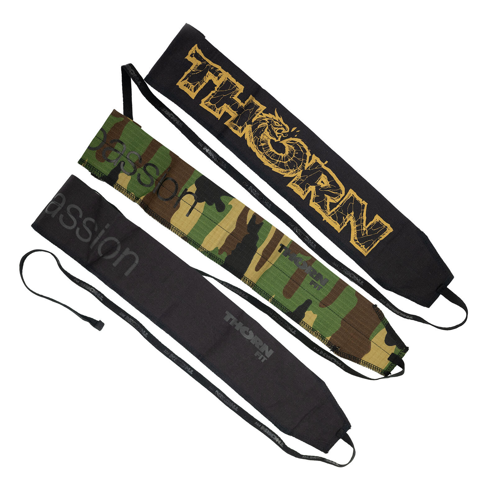 Usztywniacze nadgarstków Ripstop Cotton Wrist Wraps Black 4/4