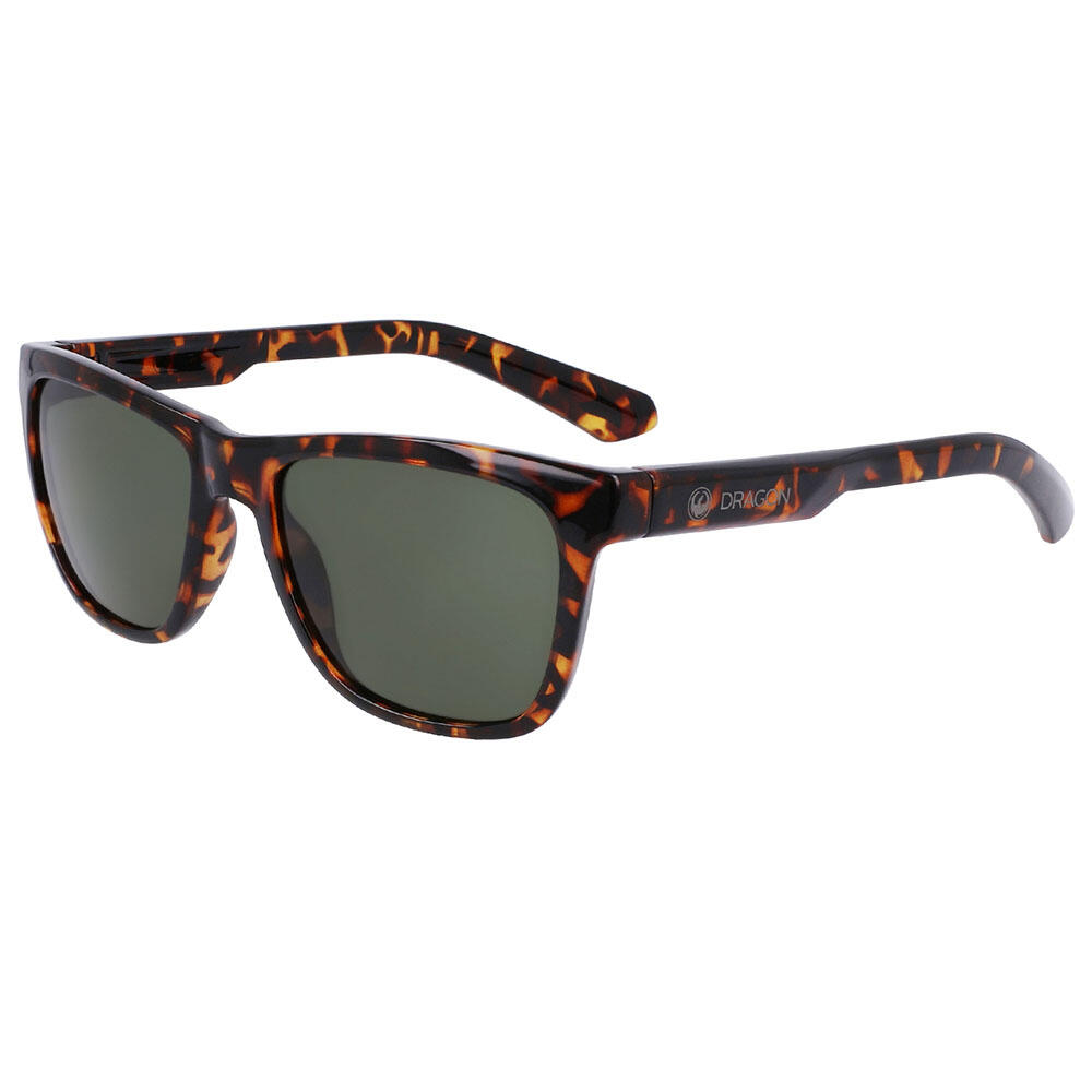 DRAGON BISHOP SUNGLASSES - Shiny Tortoise/LL G15 Green