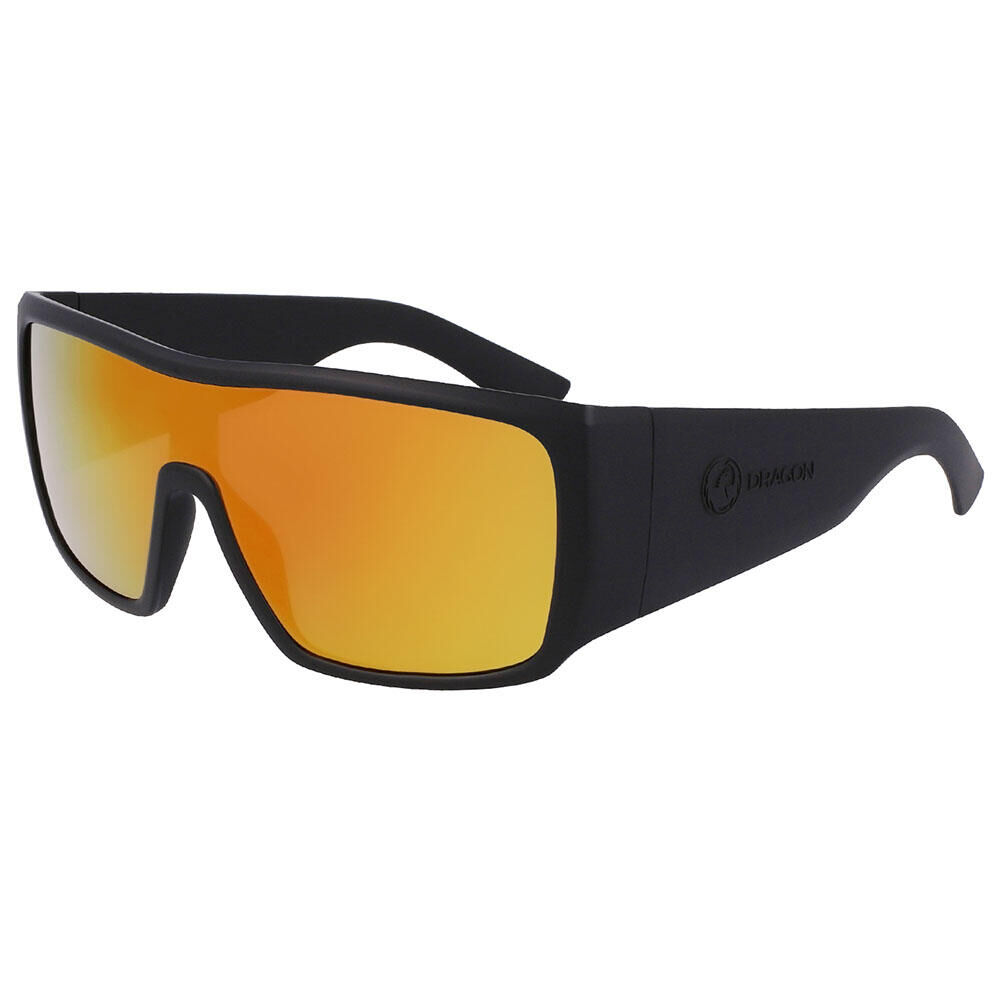 DRAGON ROCKER SUNGLASSES - Matte Black/LL Red Ionized