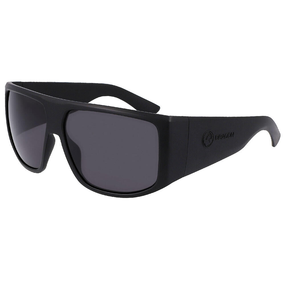 DRAGON FIN SUNGLASSES - Matte Black/Polarized LL Smoke