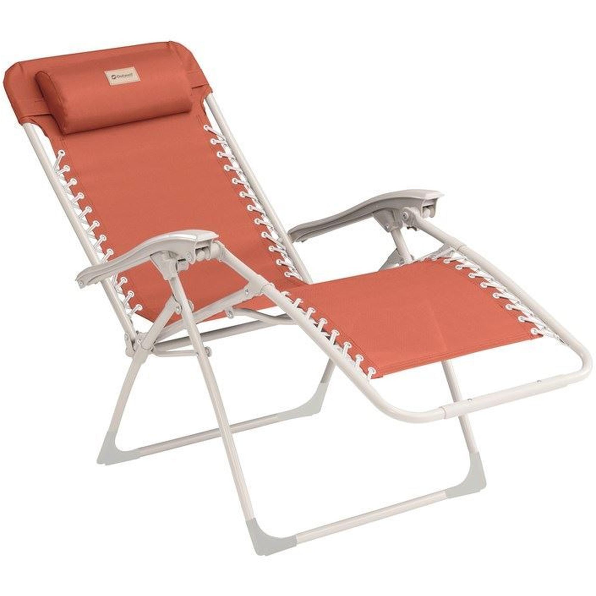 OUTWELL Outwell Ramsgate Folding Relaxer Lounger - Warm Red