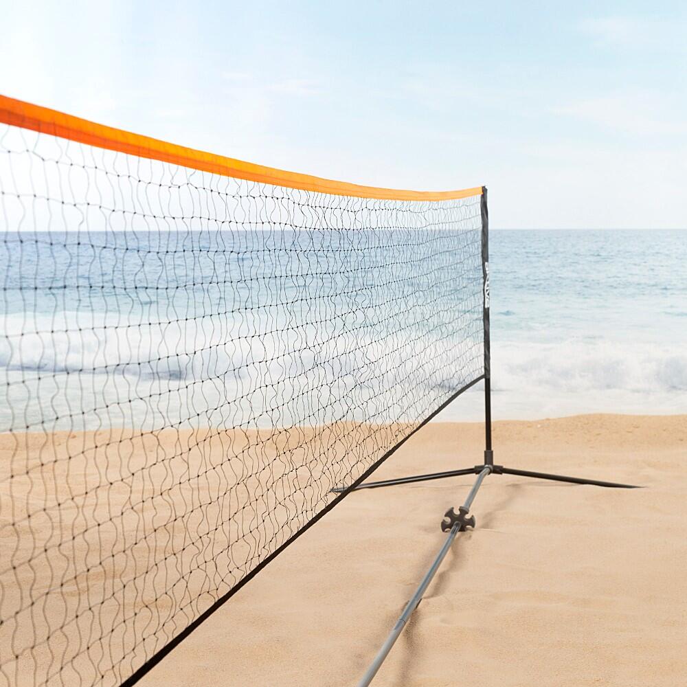 Rete da pallavolo e badminton portatile e regolabile in altezza con borsa Aktive 3/7