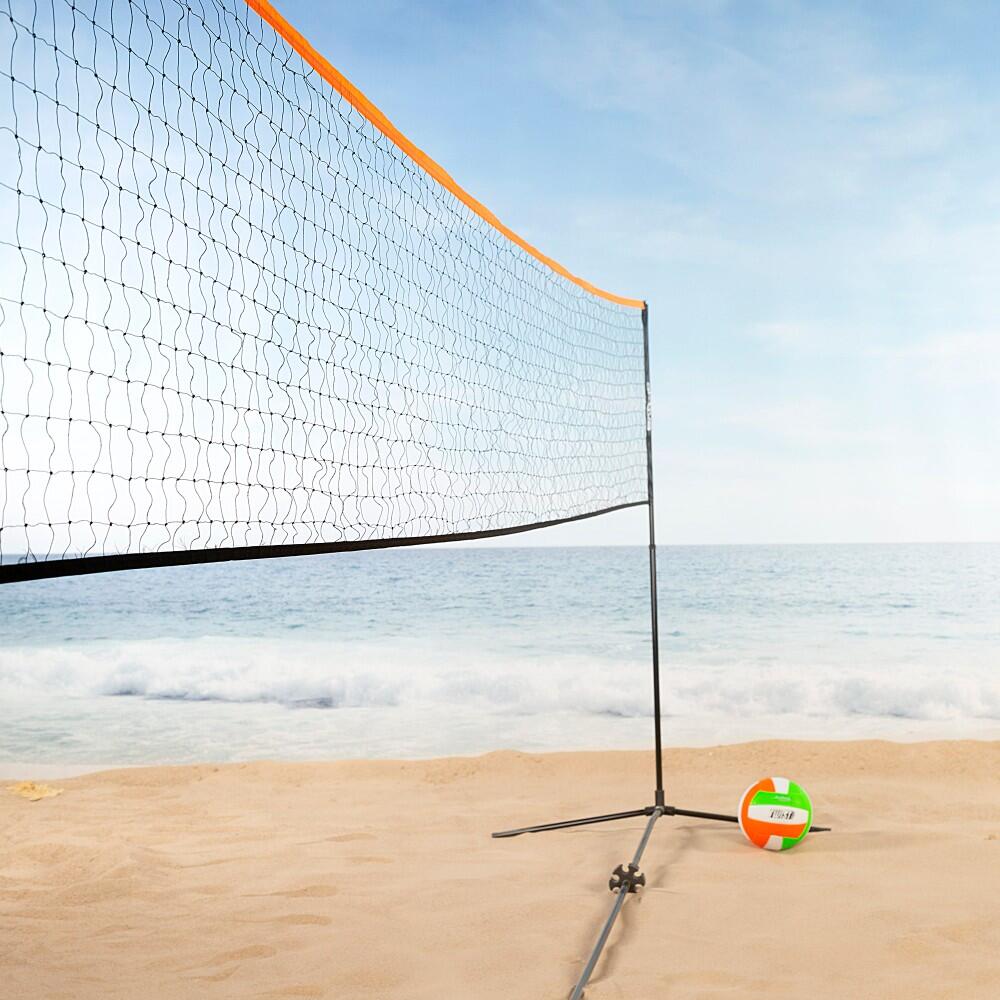 Rete da pallavolo e badminton portatile e regolabile in altezza con borsa Aktive 2/7