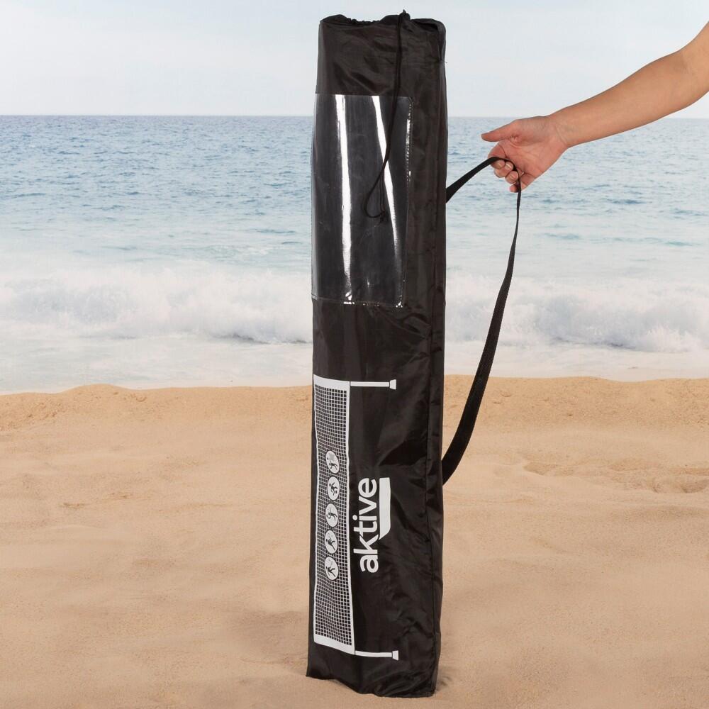 Rete da pallavolo e badminton portatile e regolabile in altezza con borsa Aktive 7/7