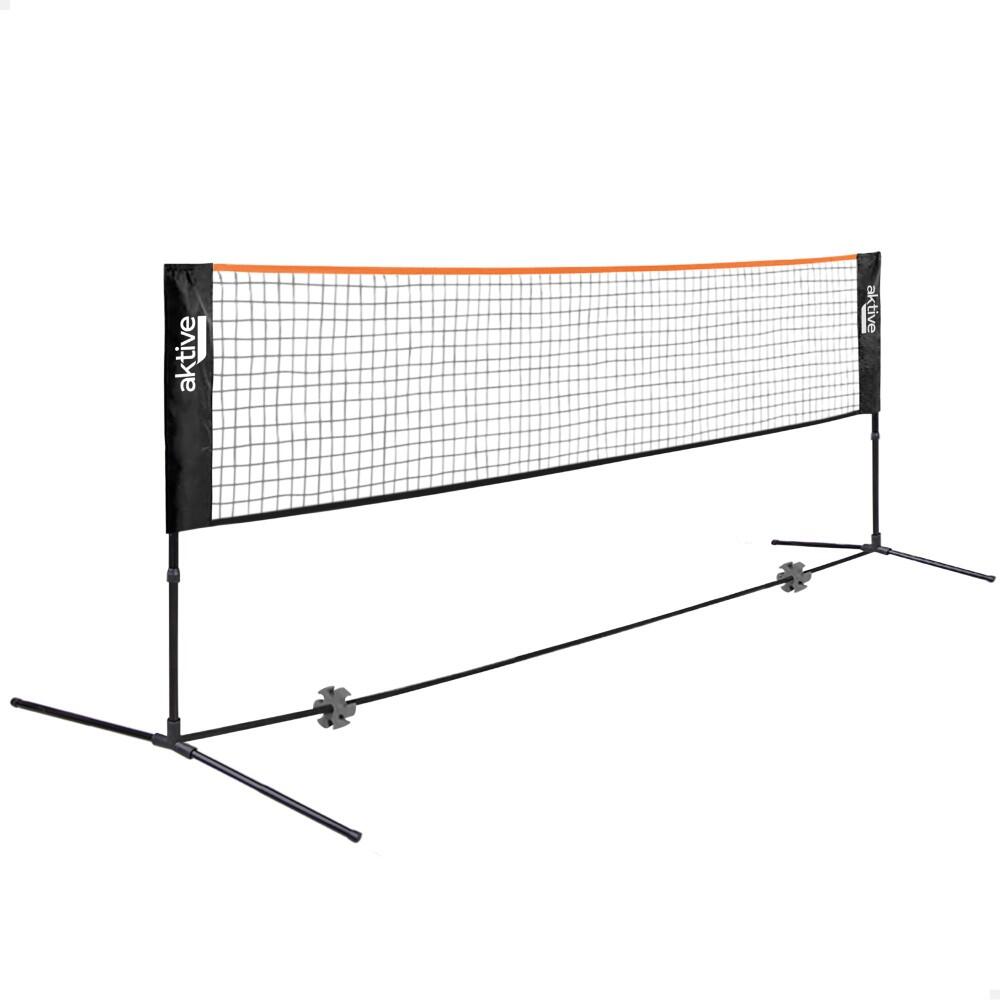 Aktive - Filet De Volley-ball Et De Badminton, Réglable En Hauteur, Noir Aktive - Filet De Badminton - Noir - Taille Unique - Decathlon