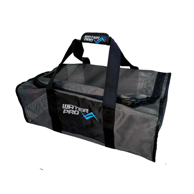 Adult Unisex Diving Gear Mesh Bag 70L - Black