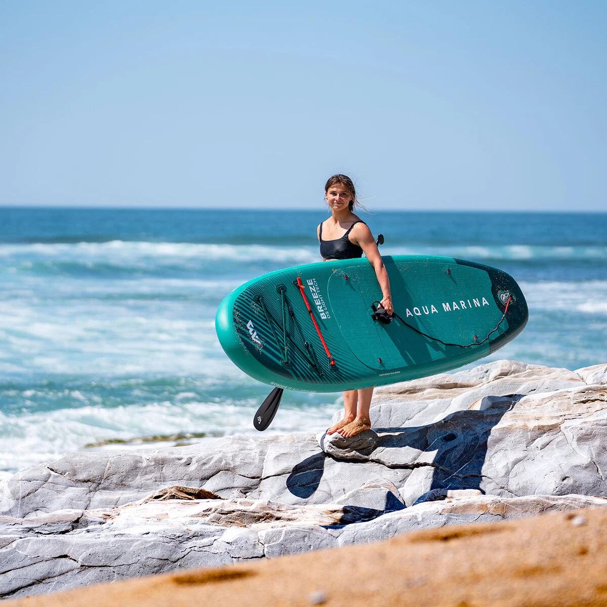 AQUA MARINA BREEZE Tavola SUP gonfiabile Stand Up Paddle con pagaia in carbonio 5/5