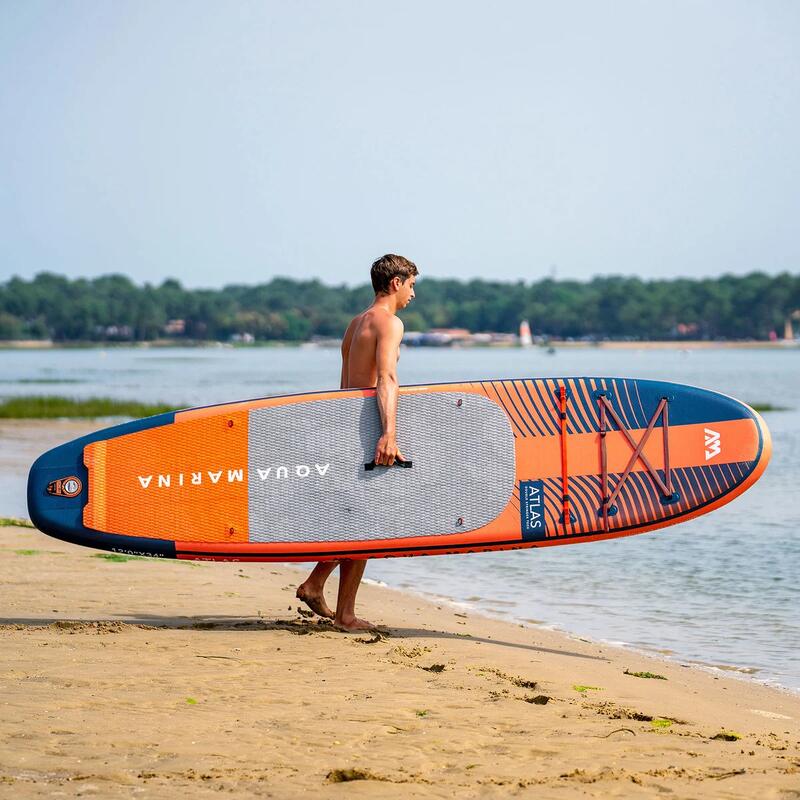 Placă SUP gonflabilă Aqua Marina Atlas Carbon 12'0 366 cm + Scaun de kayak