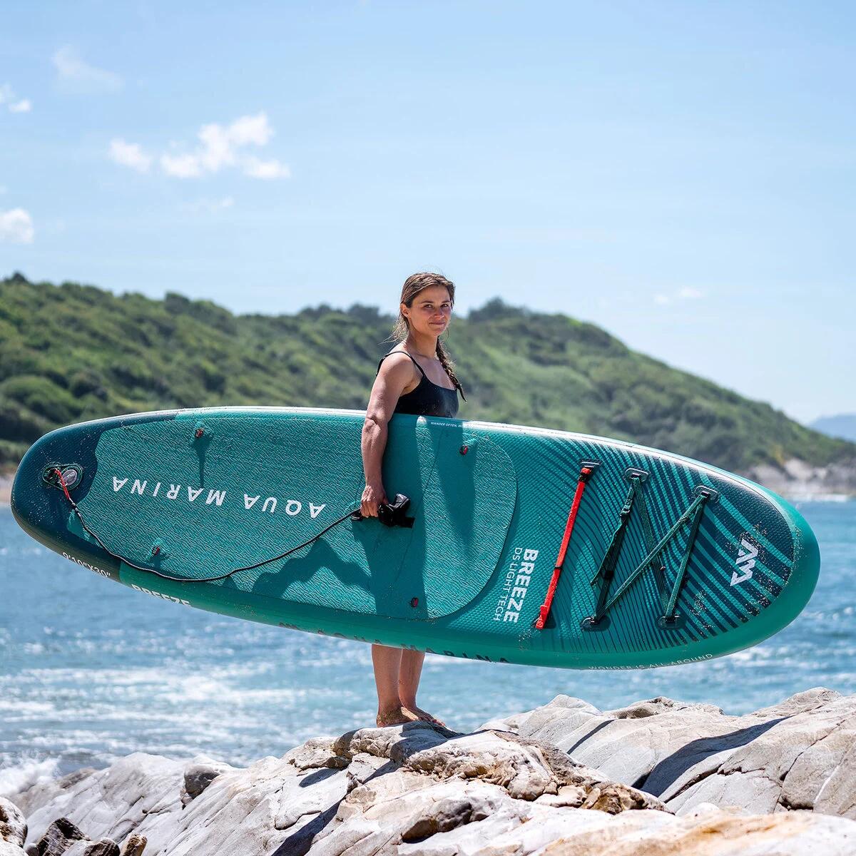 AQUA MARINA BREEZE 9’10” BT-23BRP SUP opblaasbaar board KAJAK SEAT 2in1 Paddel 5/5
